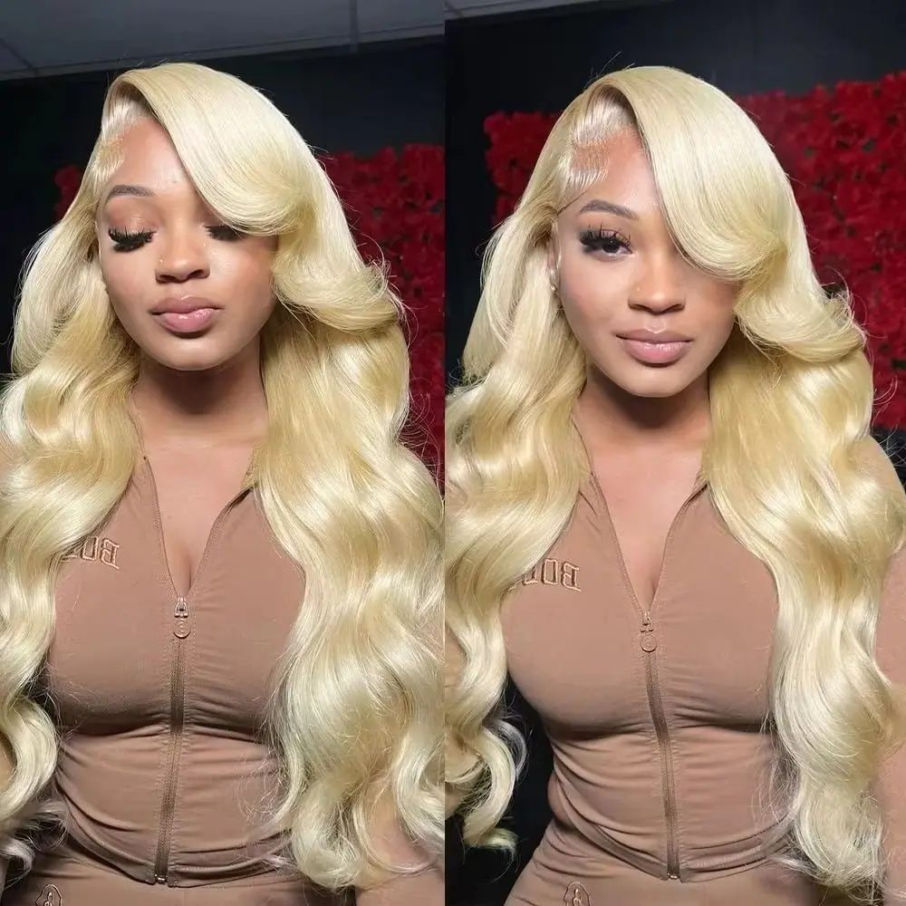 

Body Wave 613 Hd Lace Frontal Wig 13x6 Human Hair Wigs 13x4 Transparent Lace Honey Blonde Glueless Wigs For Women 180 Density
