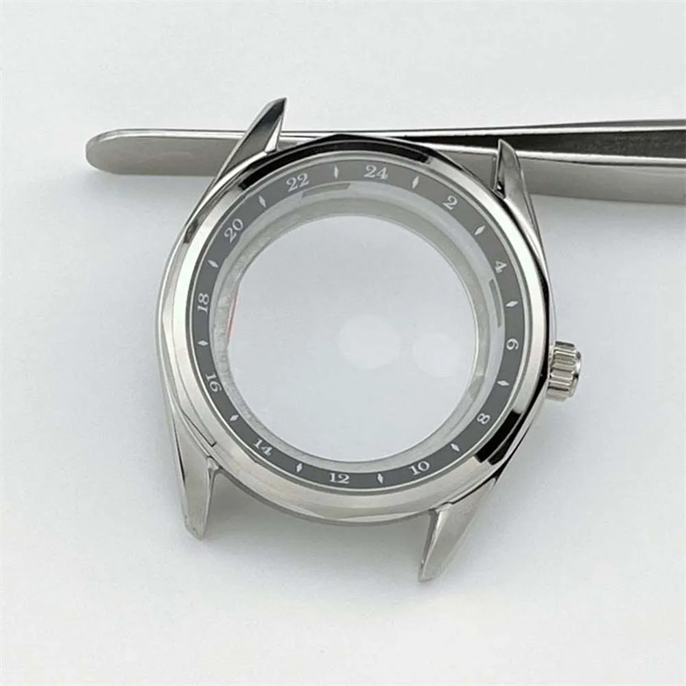 Boîtier de montre en alliage de titane et saphir, 39MM, bracelet de montre 22mm pour mouvement NH35/NH36/4R35A/4R36A