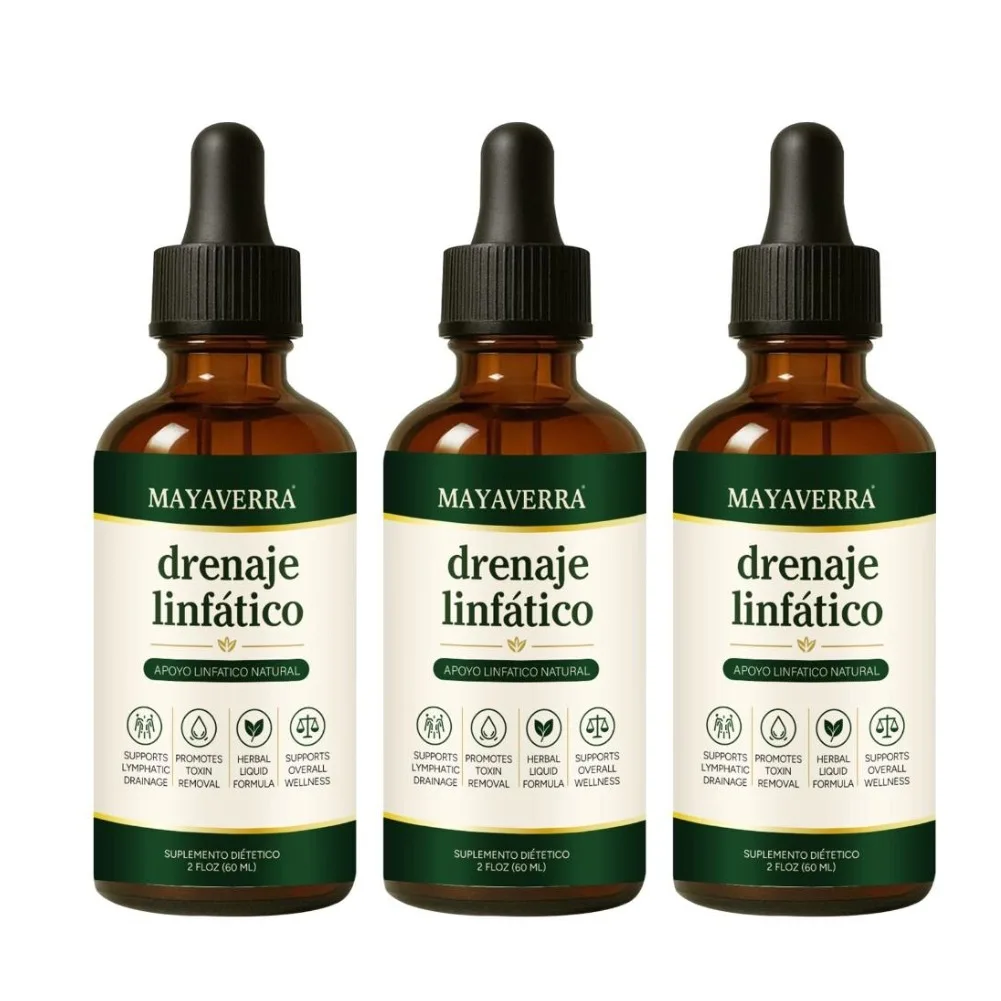 59ml MAYA VERRA Lymphatic Drainage Drops, For Improve Swelling Support Multi Plant Blend Mixed Supplement Premium Ampoule Drops