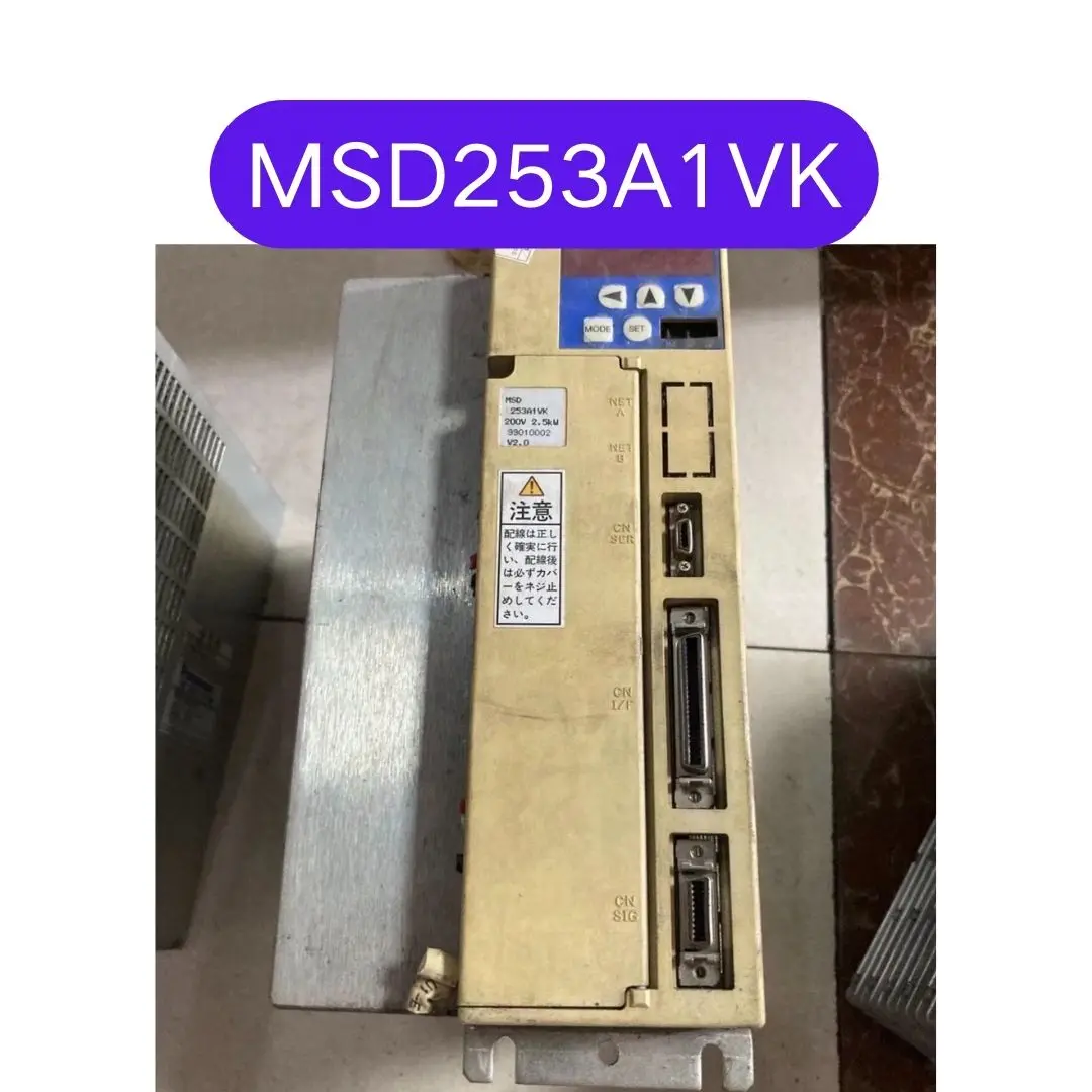 Used MSD253A1VK servo driver Test OK Fast Shipping