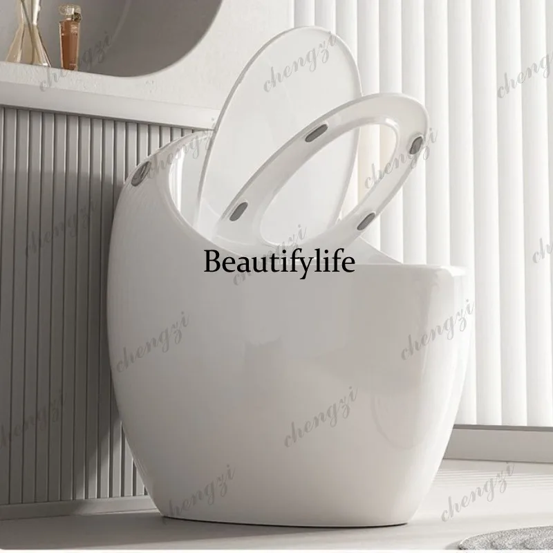 Color siphon homestay household toilet siphon small apartment large diameter toilet
