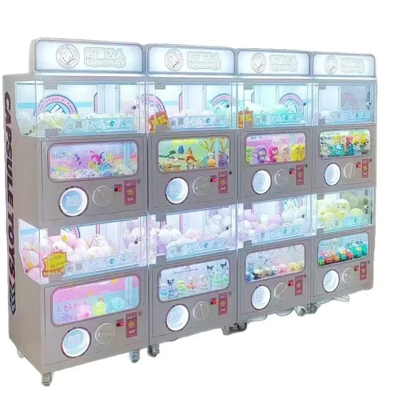 DurableShopping mall drainage game machine scan code coin out gifts large egg twisting machine commercial