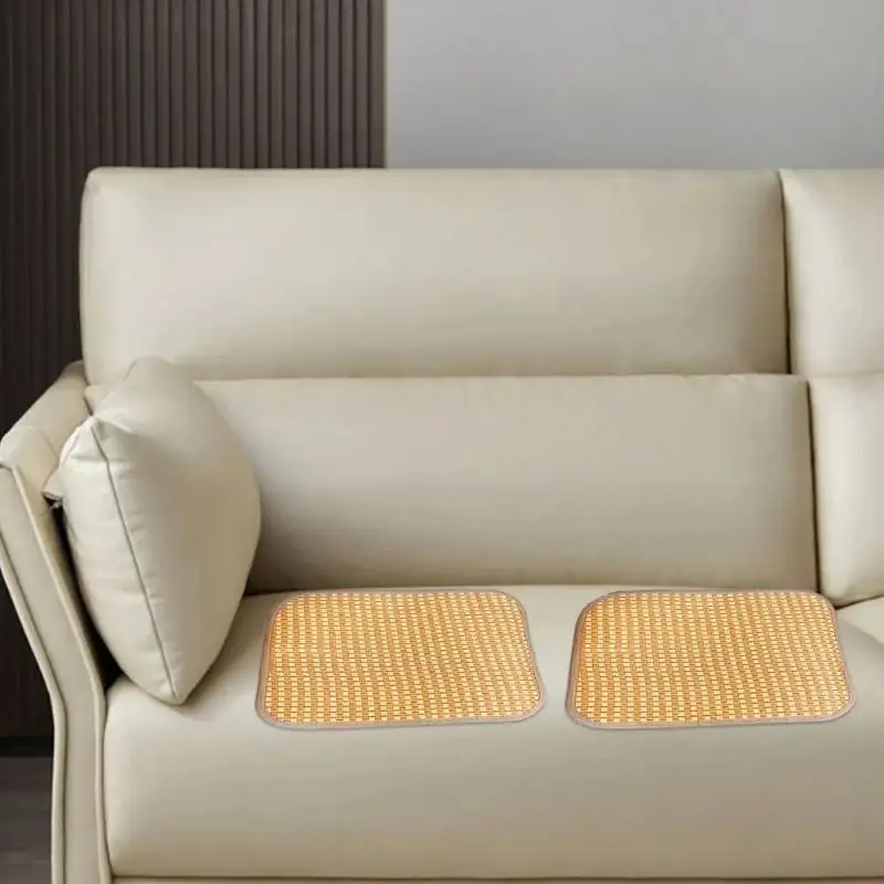 New Breathable Summer Cooling Seat Cushion Thickening Car Seat Cushion Cool Mat Non-slip Cooling Bamboo Chair Seat Mat