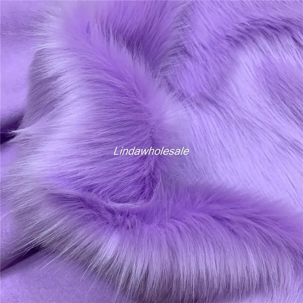 Wholesale quality pile 5cm faux fur fabric, thick fox fur,felt cloth,clothes shoes bag Materials