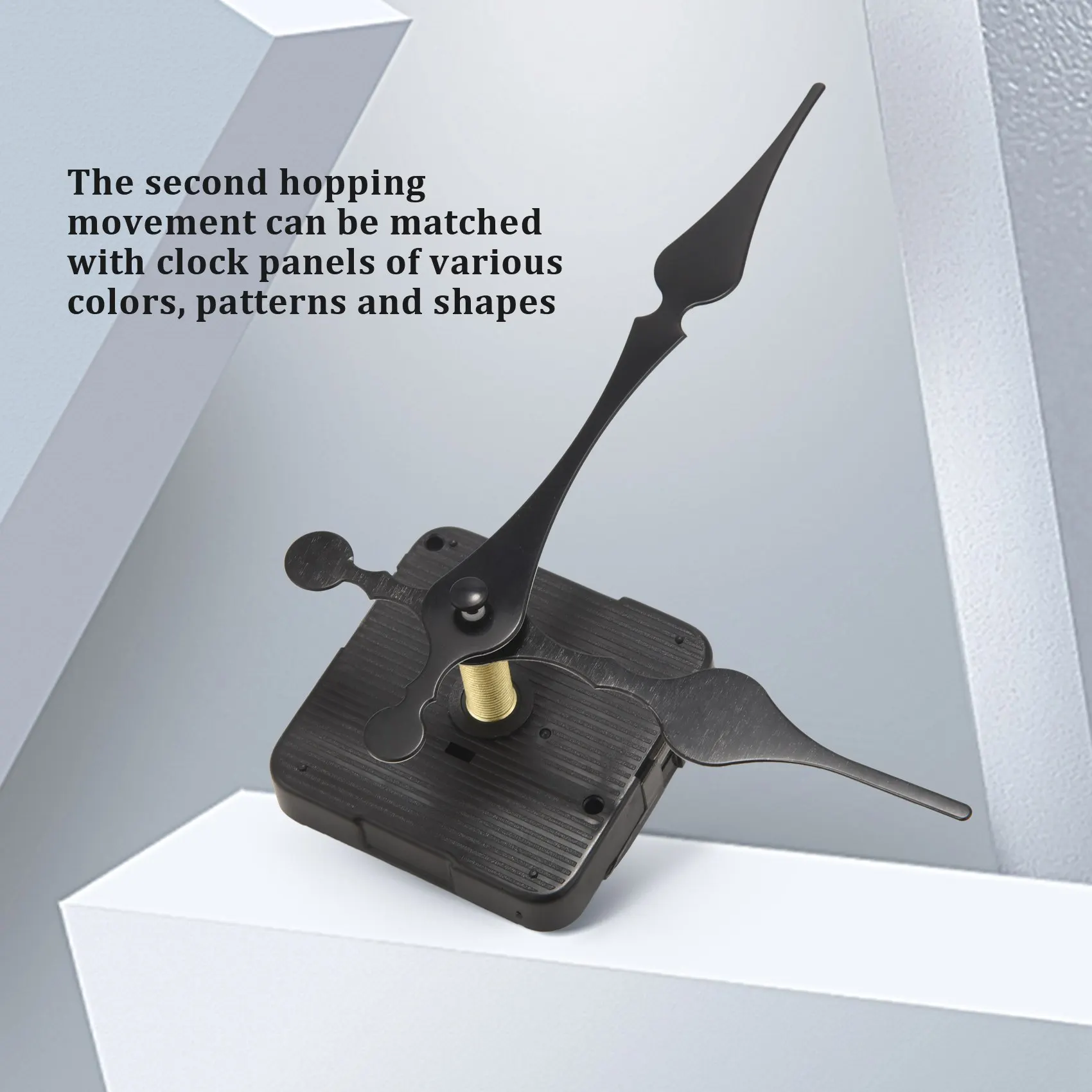 Механизм часов с длинным шпинделем AT77, максимальная толщина циферблата 3/5 дюймов, общая длина вала 1-1/10 дюймов