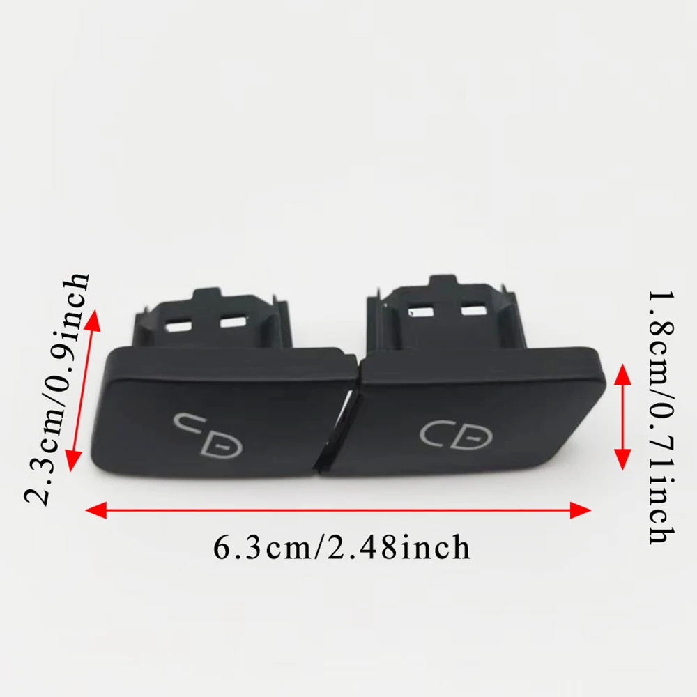 1 Paar 2048706310 2048706410 Türverriegelungs- und Entriegelungsschalterknöpfe vorne links und rechts für Mercedes Benz C E GLK W204 W212 C207 X204 W177 – Detail 4