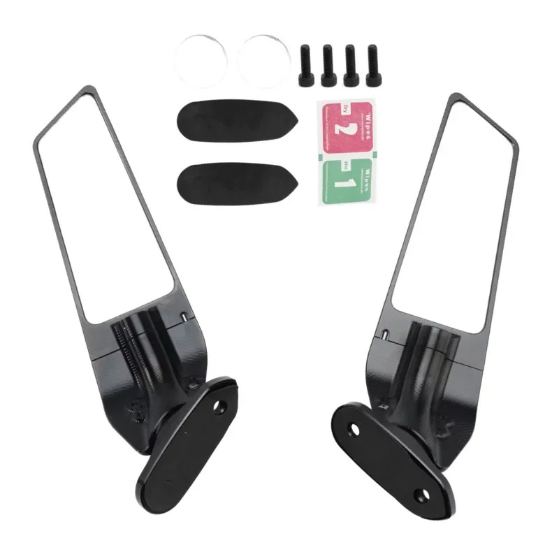 CNC Aluminum Rearview Winglet Mirrors for YZF R3 / YZF R25 / 2019 - 2023