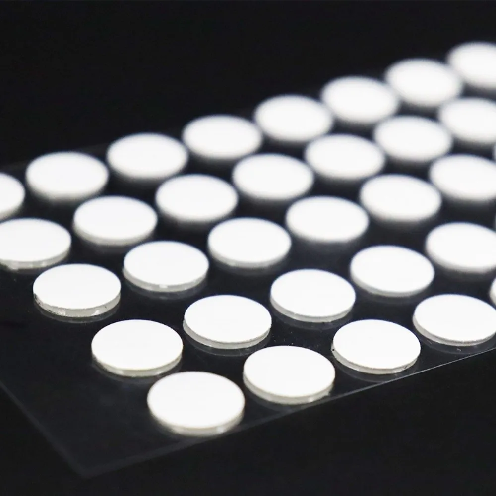 20Pcs New Transparent Nail Keyboard Stickers Round 3D Key Caps Cartoon Heart Typing Protective Cover For Long Nail