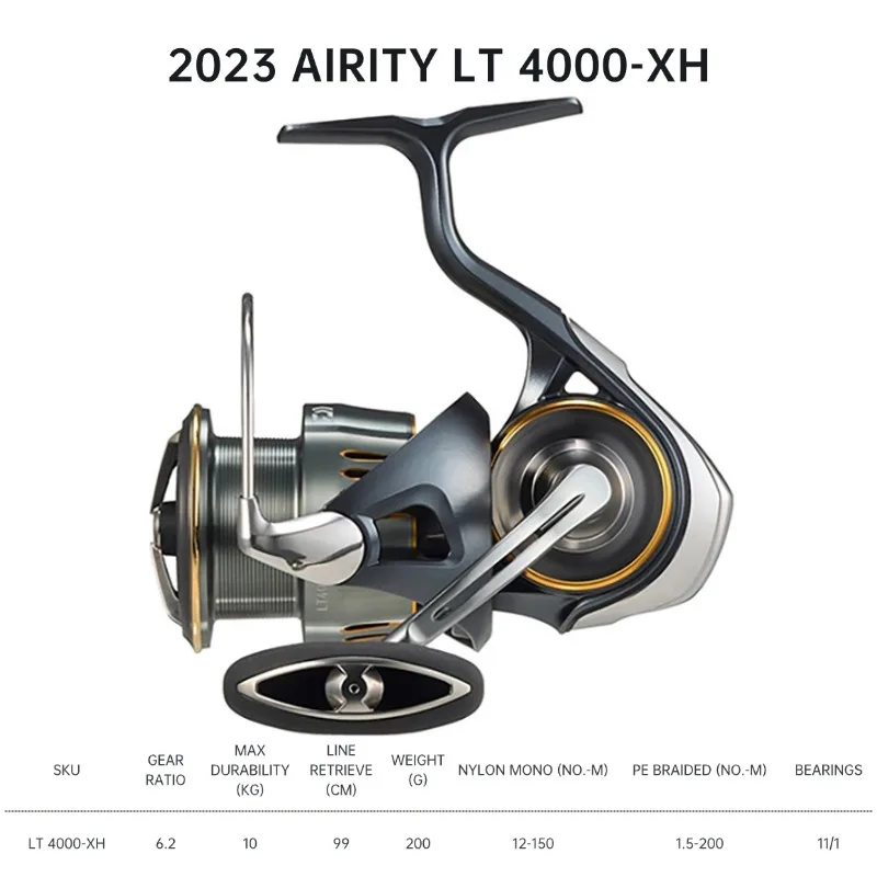 2023 DAIWA AIRITY LT/PC LT Spinning Fishing Reels 2000S-P 2000S-H