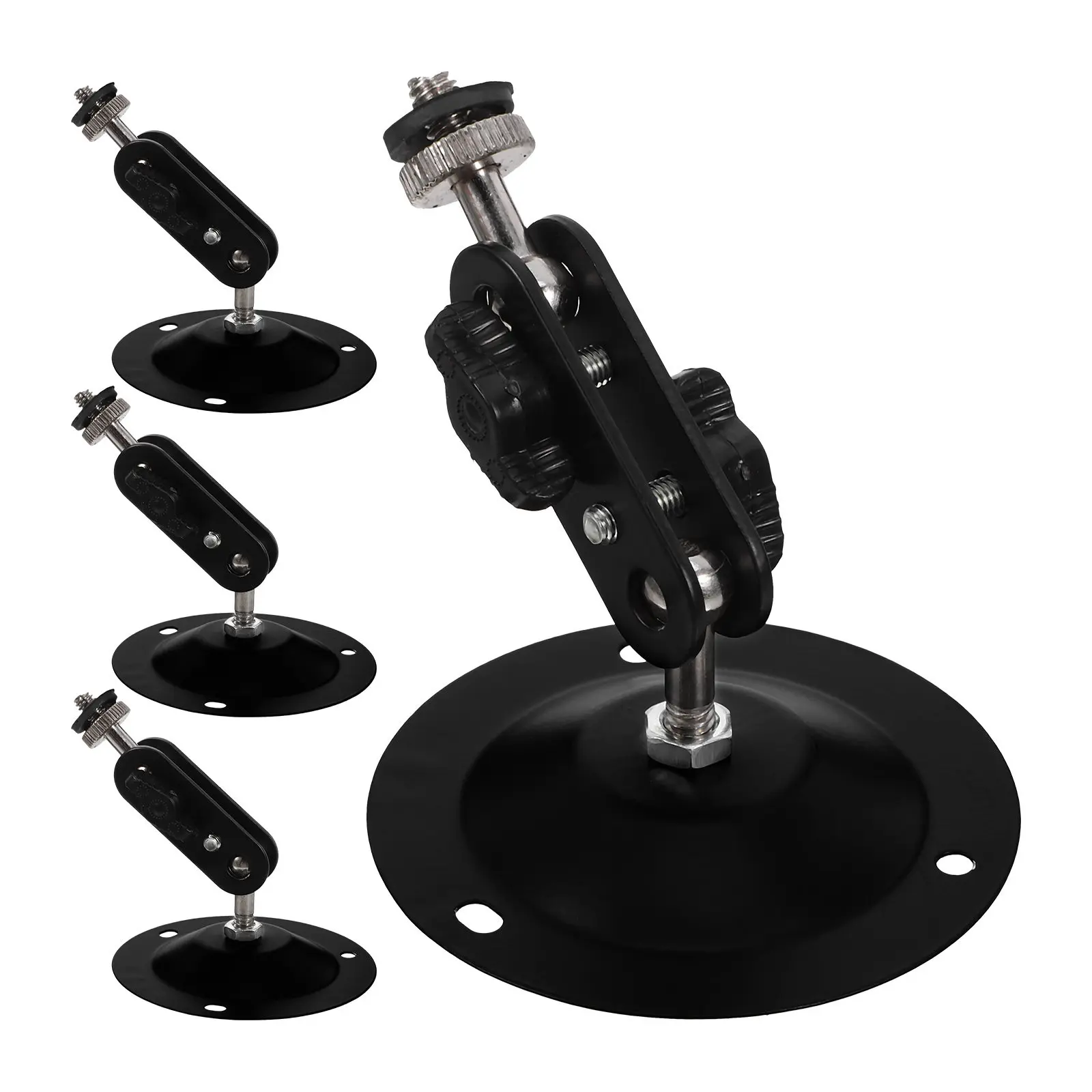 4Sets Wall Mounted Camera Bracket Indoor Stable Holder for Bedroom Security Camera Shelf Support Wall Mount Floating Shelf