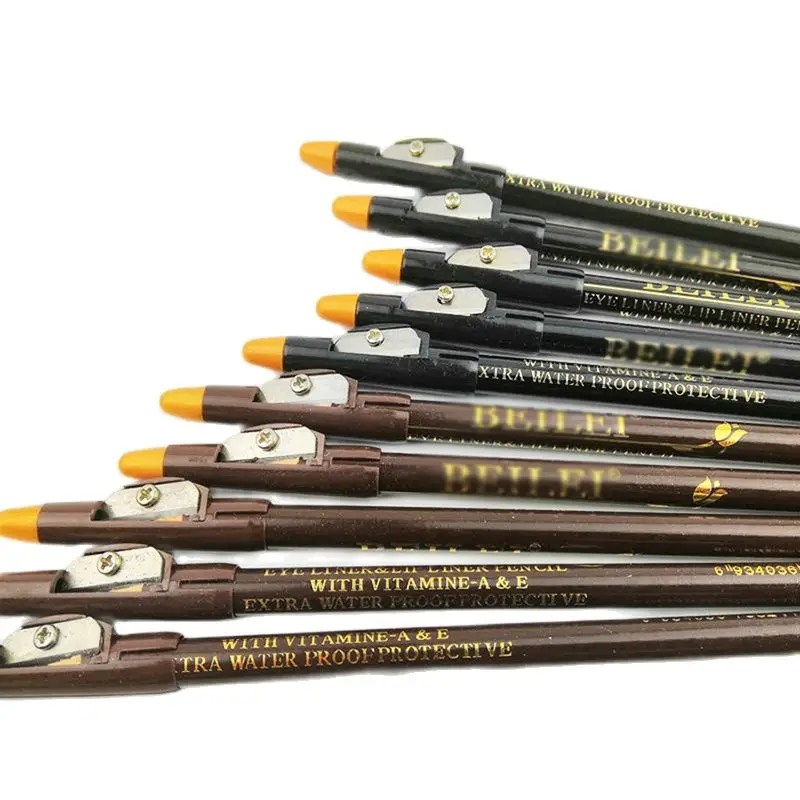 Augenbraue Bleistift Verfügbar Augenbraue Bleistift Schatten Kosmetik Natürliche Lang Anhaltende Farbton Wasserdichte Microblading Holz Augenbraue Stift