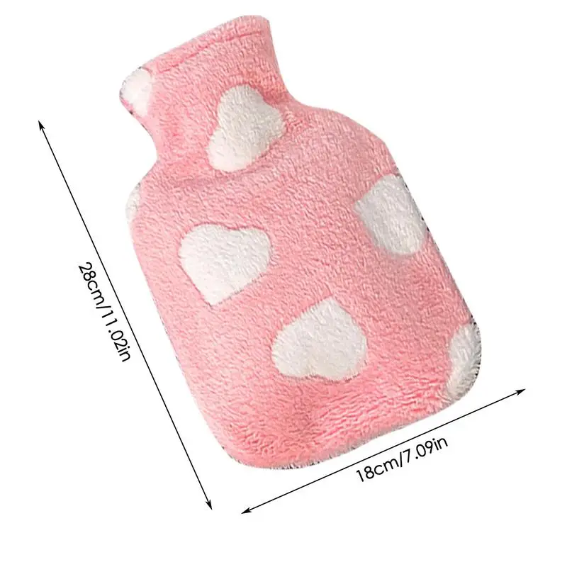 Water Bag For Hot Cold Compress Hot And Cold Water Bottle With Cute Stuffed Cover 1L Cute Stuffed Cover Hot Water Bottle For Bed