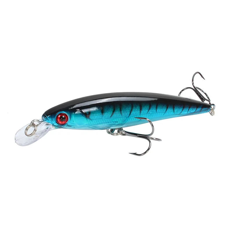

1PC Minnow Fishing Lure Laser Hard Artificial Bait 3D Eyes 11cm 13g Fishing wobbler diving 0.5m-1.5m Crankbait Minnows
