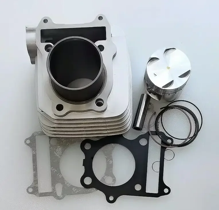 For GN250 Motorcycle Sleeve Cylinder GN300 Cylinder+upper and Lower Positioning Sleeve, Paper Pad Engine Cylinder