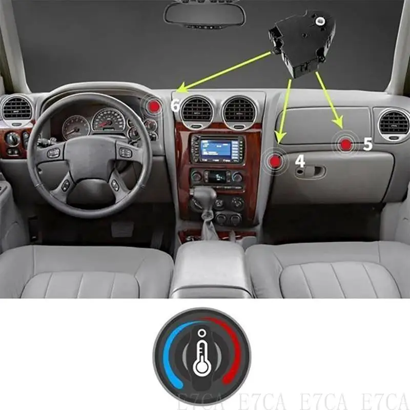 

E7CA HVAC Blend Door Actuator Climate Control двигатель усиливает комфорт 89018365 604-106