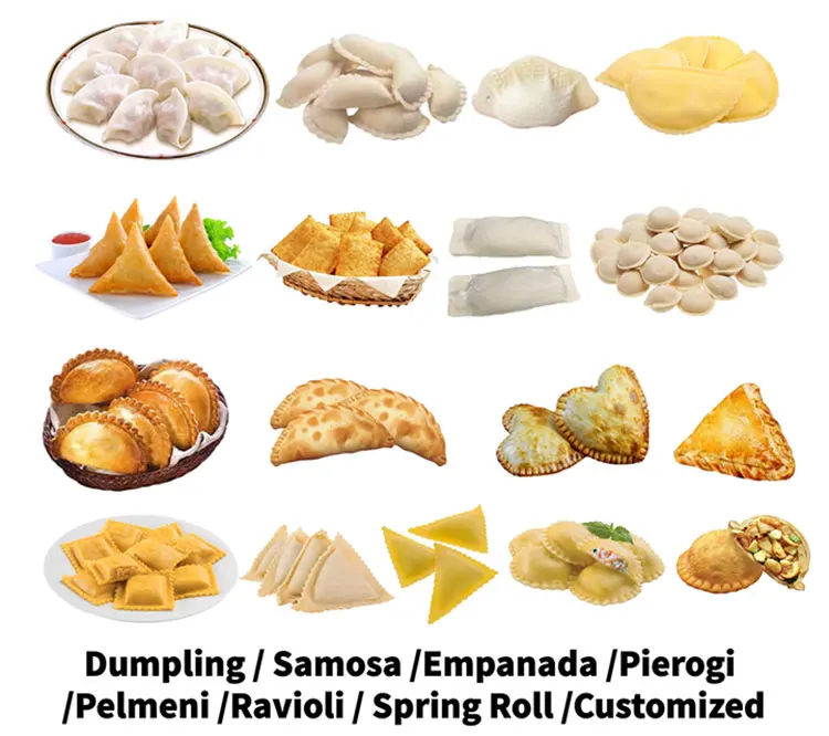 최저가 자동 만두 기계 모델 Tddm-150 프라이어 사모사 제조기