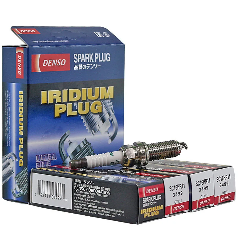 

4/6Pcs SC16HR11 3499 DENSO Iridium Spark Plug for NISSAN QASHQAI ALTIMA SENTRA TIIDA X-TRAIL TOYOTA COROLLA YARIS CAMRY PRIUS