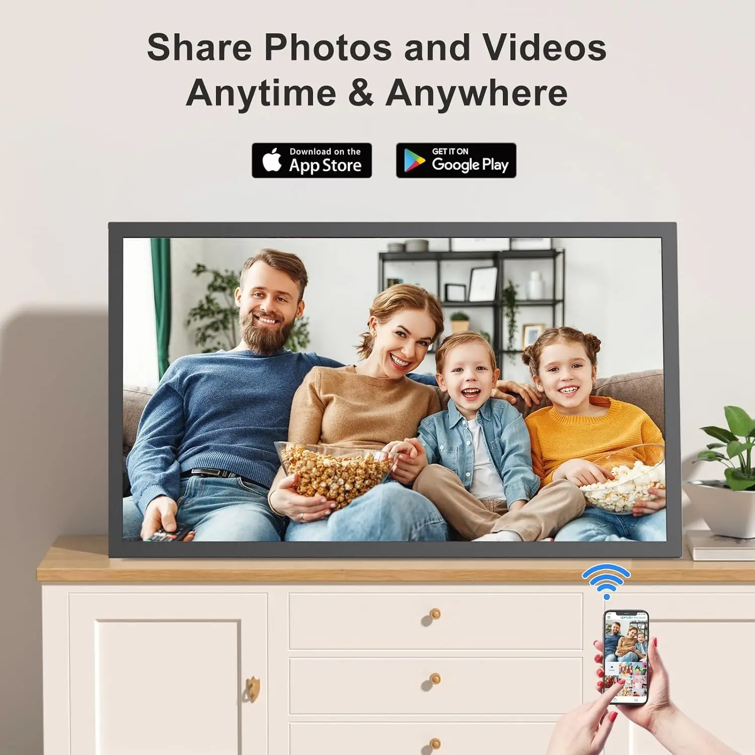 Large Digital Picture Frame 21.5