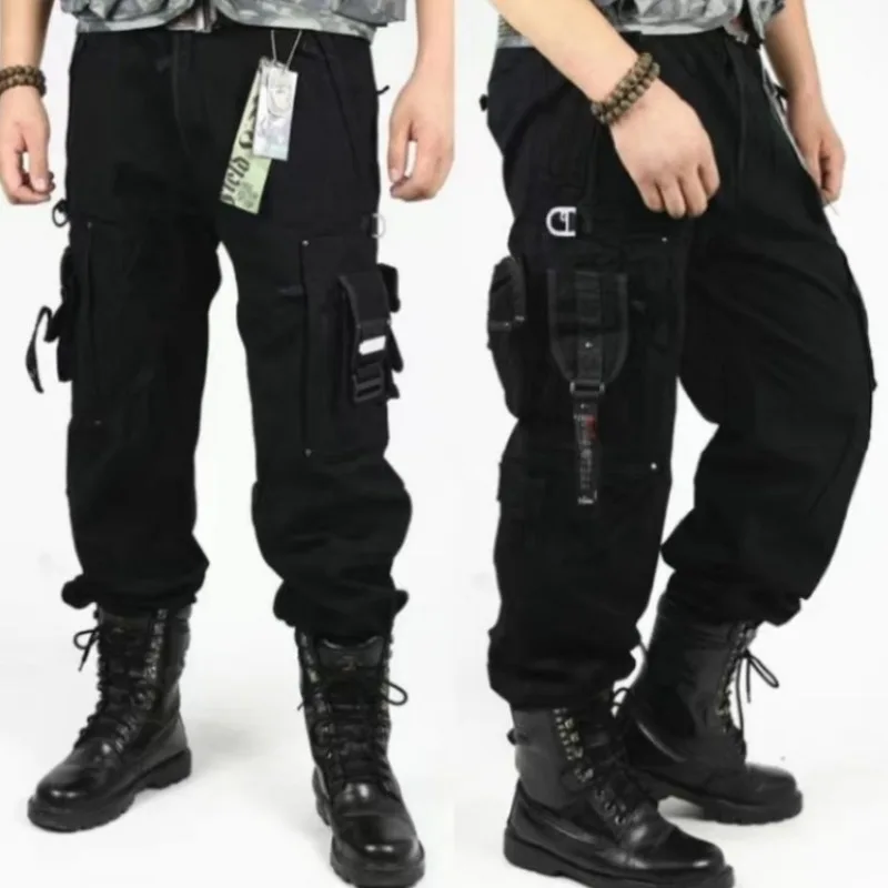 Men\'s Fashion Work Pants Outdoor Wear-resistant Mountaineering Trousers Work Clothes Street Fashion Cargo Pants Joggers