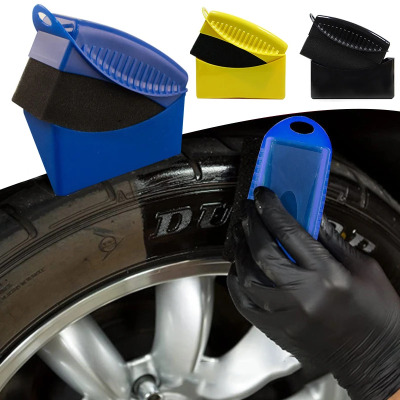 

Car Tire Wheel Cleaning Brush Sponge for Car Cleaning Tire Brushes Tool Foam Auto Wash Wax Polish Tyre Cleaner