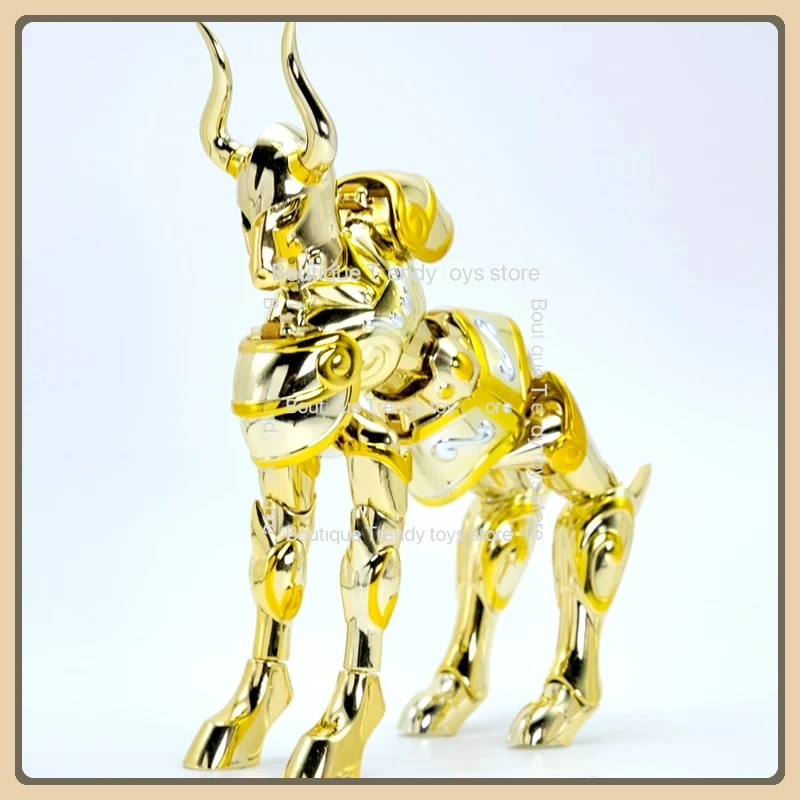 Em estoque modelo CS Saint Seiya Myth Cloth EX Capricórnio Shura Totem/Objeto Ouro Cavaleiros do Zodíaco Figura de ação