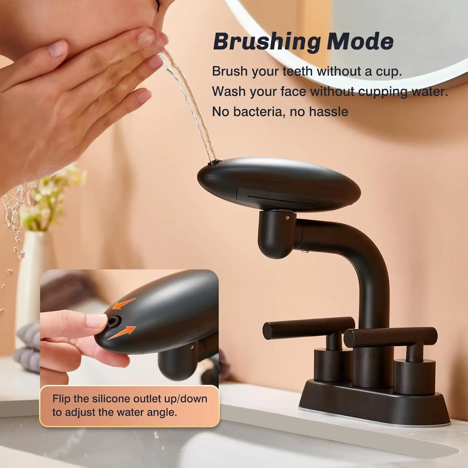 

Летающая тарелка, универсальный вращающийся 4-скоростной смеситель, смеситель для горячей и холодной воды, умывальник из нержавеющей стали, умывальник, стол для ванной комнаты, умывальник