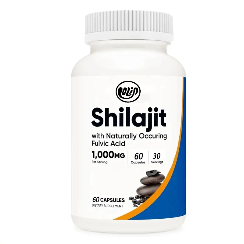 

Shilajit Capsules 60 Capsules Contain Natural Fulvic Acid And Gluten Free, A Vegetarian Friendly Dietary Supplement