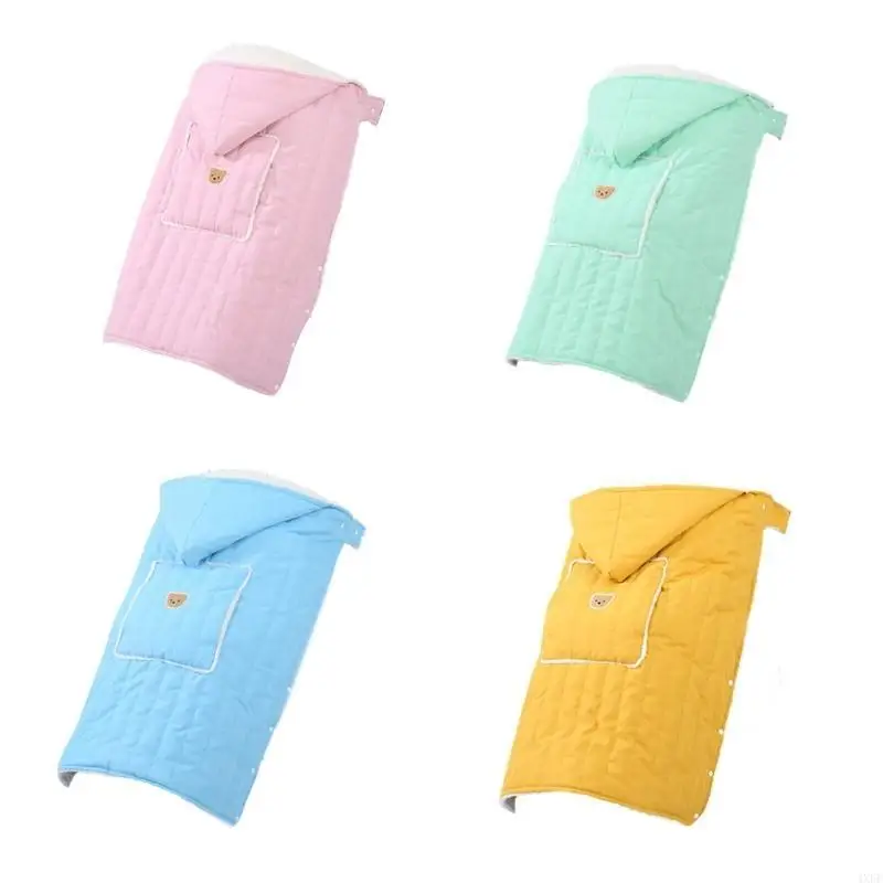 

Warm Fleece Strollers Blanket Winter Strollers Blanket Windproof Blanket Newborn Sleep Bag Baby Travel Blanket for Baby
