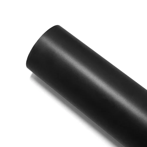 Imagen 2 del producto Rollo de película adhesiva de vinilo negro mate de primera calidad para coche, pegatina para vehículo, embellecedor para carrocería, película decorativa para motocicleta, sin burbujas de aire