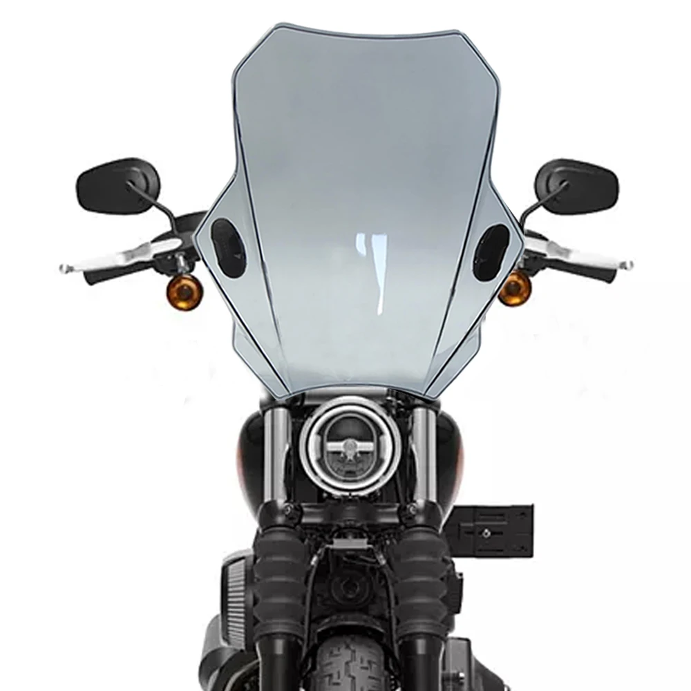 

Motorcycle Windshield Glass Cover Screen Deflector For Harley-Davidson Street Bob 2018 - 2022