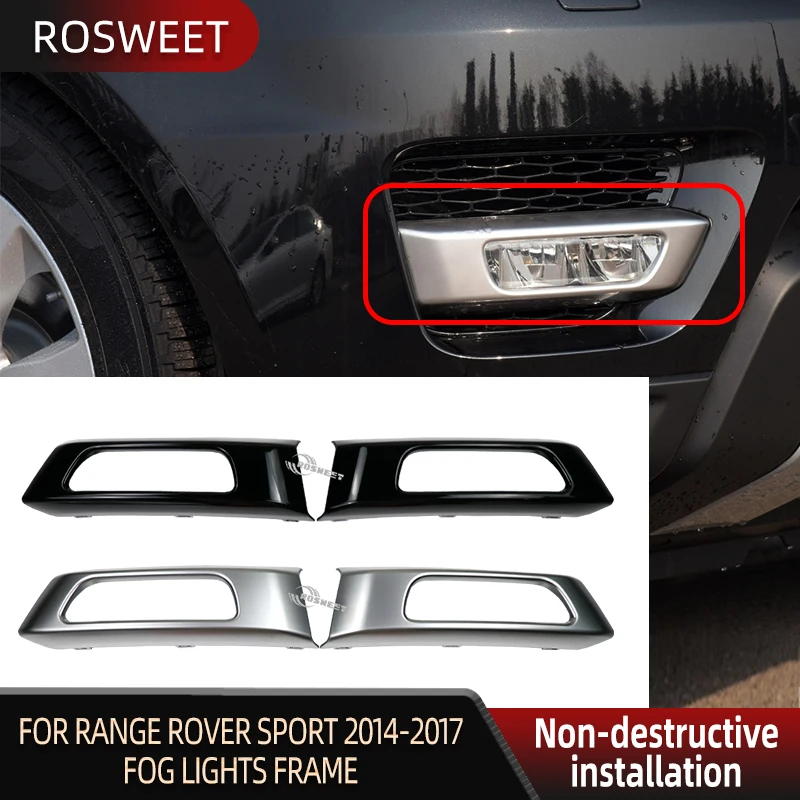 Fog Lamp Shade Fit For Land Rover Range Rover Sport Accessories 2014-2017 L494 Front Fog Lights Frame LR045049 LR045048