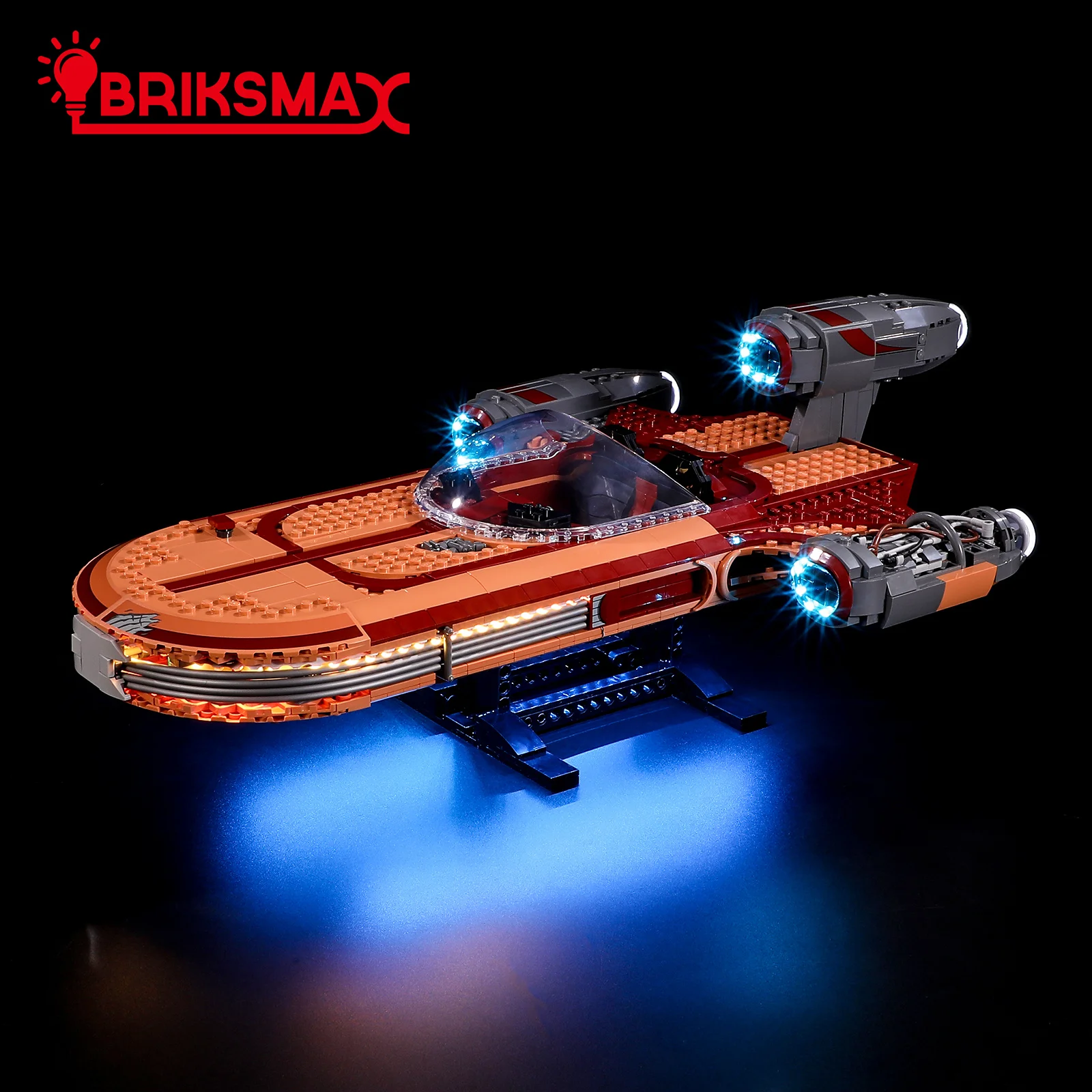 

BriksMax LED Light Kit for 75341 Landspeeder Building Blocks Set (NOT Include the Model) Toys for Children