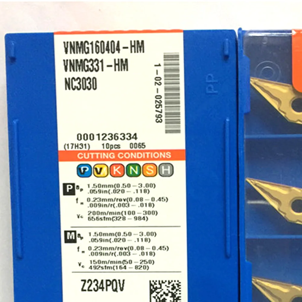 Original Lathe Machines VNMG160404-HM VNMG160408-HM PC9030 NC3030 NC3120 VNMG160412-HM NC3020 Turning Cutting Tool Metal Cutter