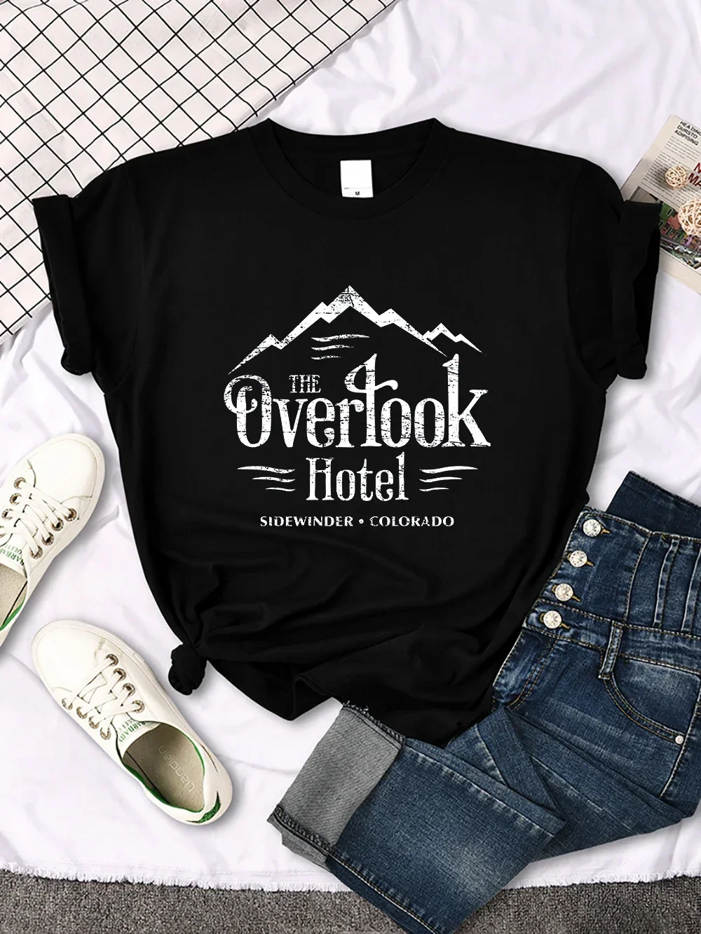 Cool Fashion Top Breathable Casual Clothing Summer The Overlook Hotel The Shining Style Female T-Shirt