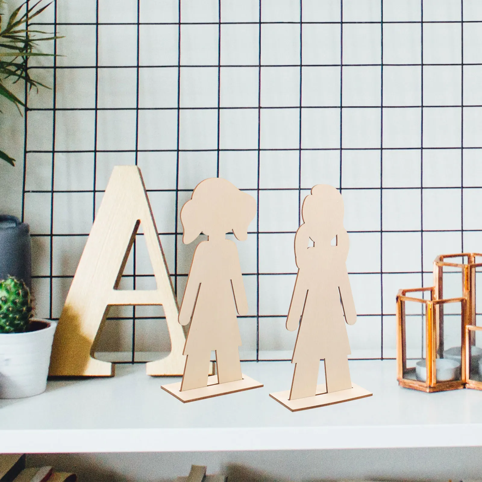 

20pcs Wooden Cutouts Crafts Slices For Diy Painting Unfinished Blank Wood Pieces Decorative Supplies Wedding Party Home