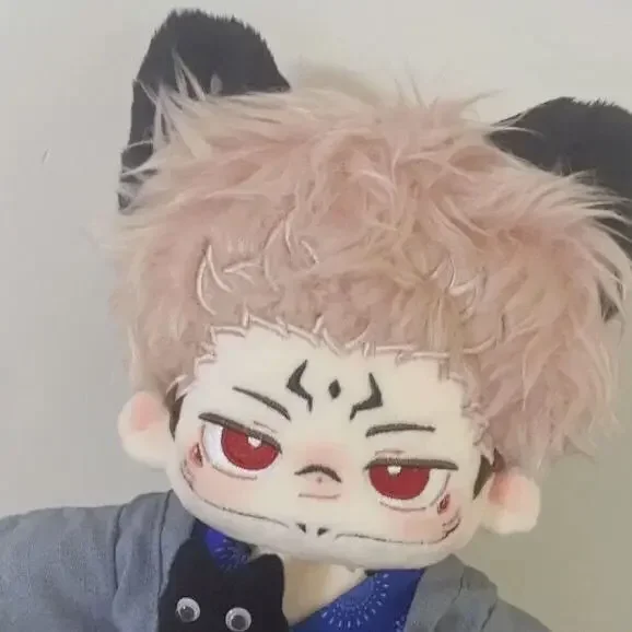 주술 가이센 봉제 인형, 료멘 스쿠나 봉제 인형, 20cm 인형 장난감, 바디 체인지 세트 옷, 코스프레 피규어 선물, 부드러운 박제