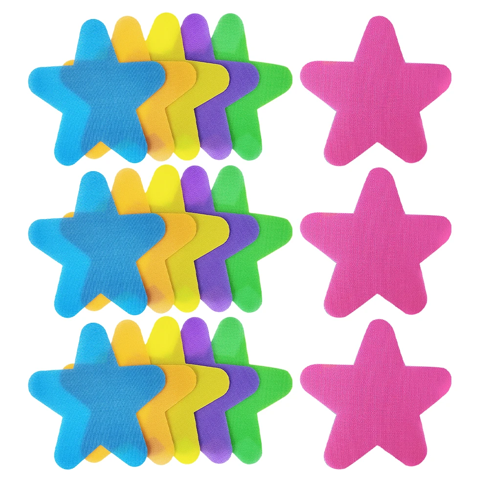 

20pcs Star Carpet Markers Multicolor Kids Classroom Spots Preschool Gym Training Yoga Floor Seating Position
