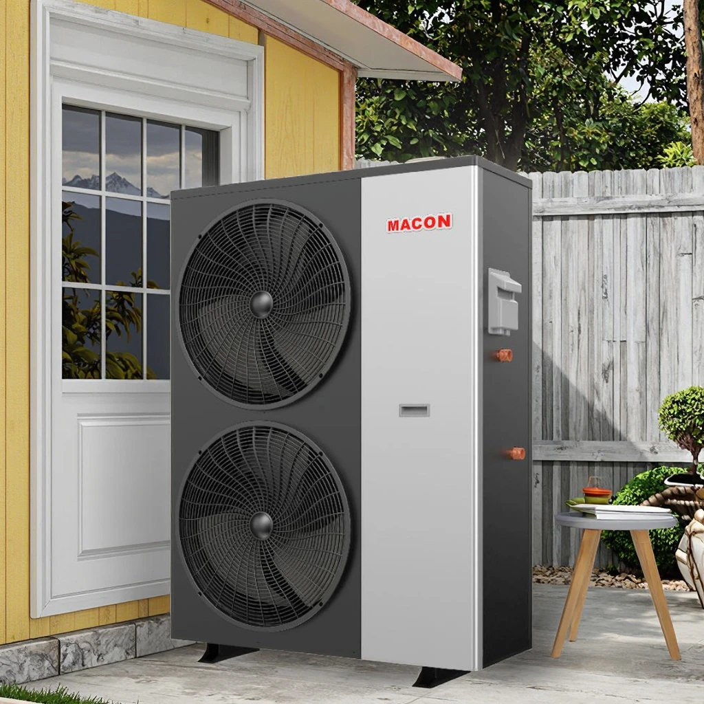 ERP A+++ 12KW Electric Powered Air Source Heat Pump Water Heaters for Hotels R290 Cooling and Heating with Water Pump