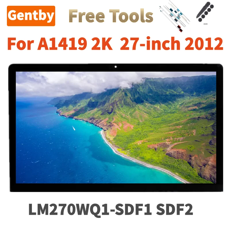 Original LM270WQ1 SDF1 SDF2 For Imac A1419 2K 27-inch LCD Screen