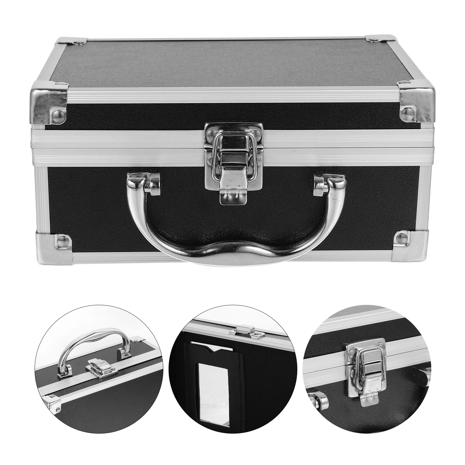 

Makeup Box Tool Bag Case Toolbox Cases for Women Storage Black Travel Organizer