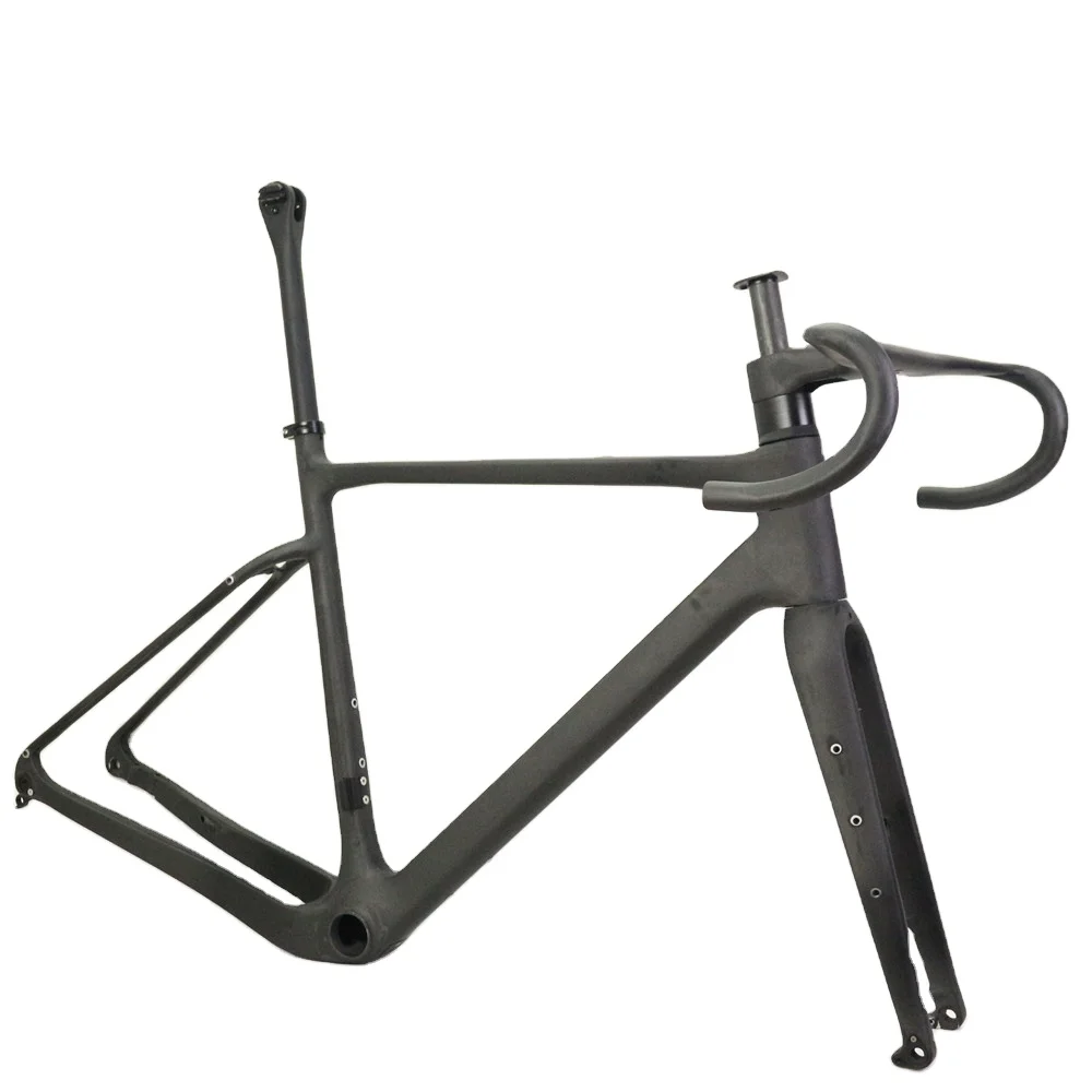 

GF20 Fork Offset 50MM Flat Mount 160-140mm 700*45C Cyclocross Carbon Bike Gravel Bike Frame Carbon