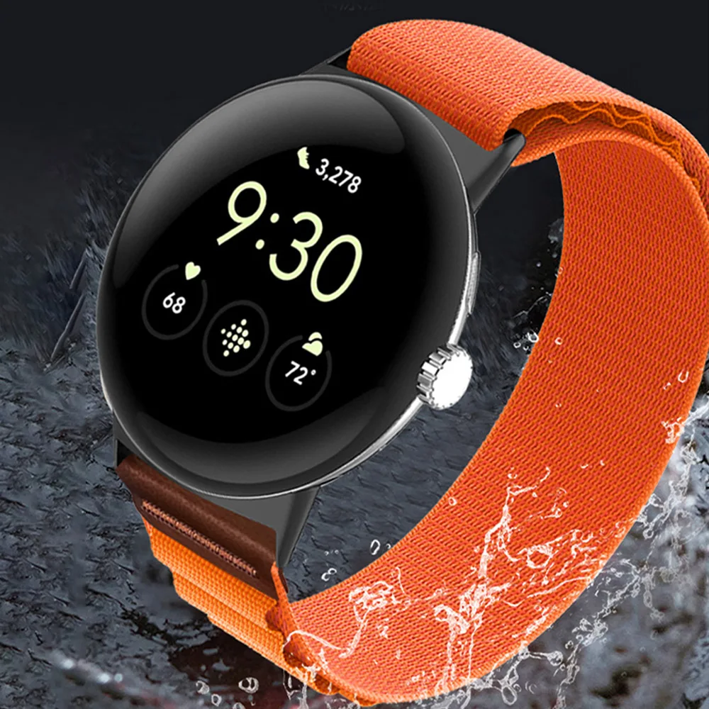 Alpine Nylon Loop Strap For Google Pixel Watch 4 3 2 1 45mm 41mm Replaceable Watchband For Google Pixel Watch Original Accessory