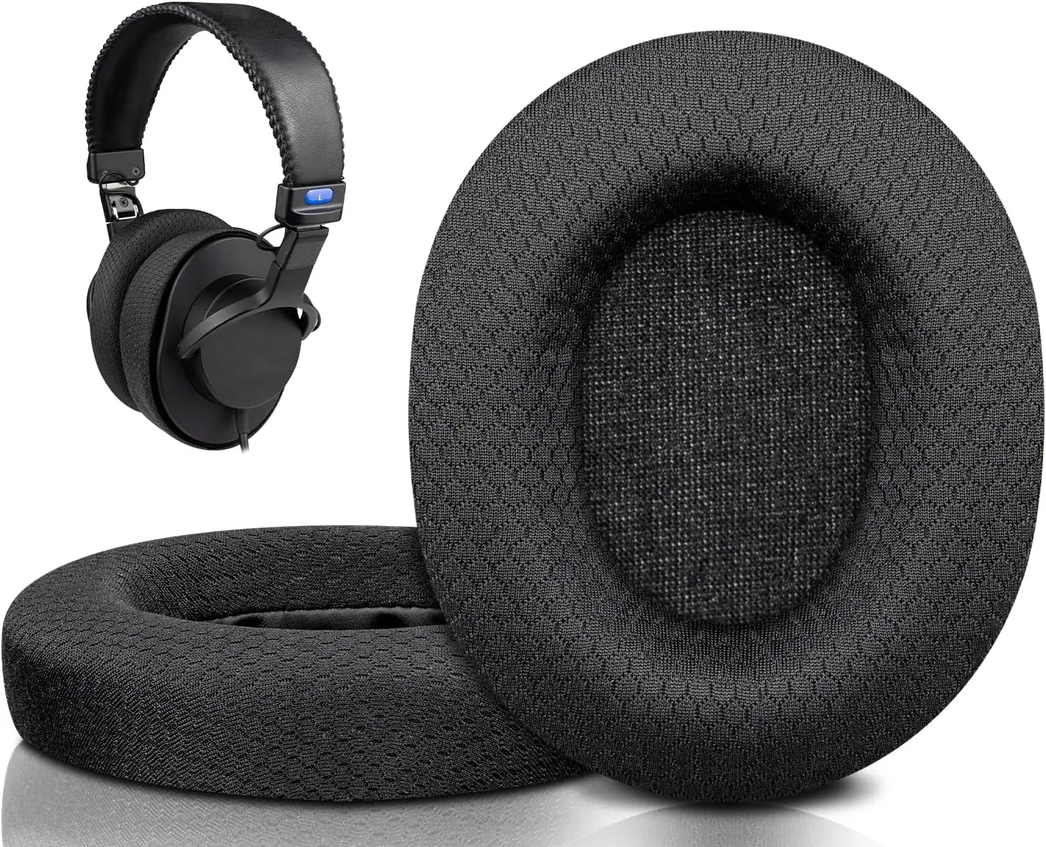 Earpads Replacement for Sony MDR-7506 MDR-V6 MDR-V7 MDR-CD900ST Monitor Headphones, Ear Pads Cushions with Softer High-Density