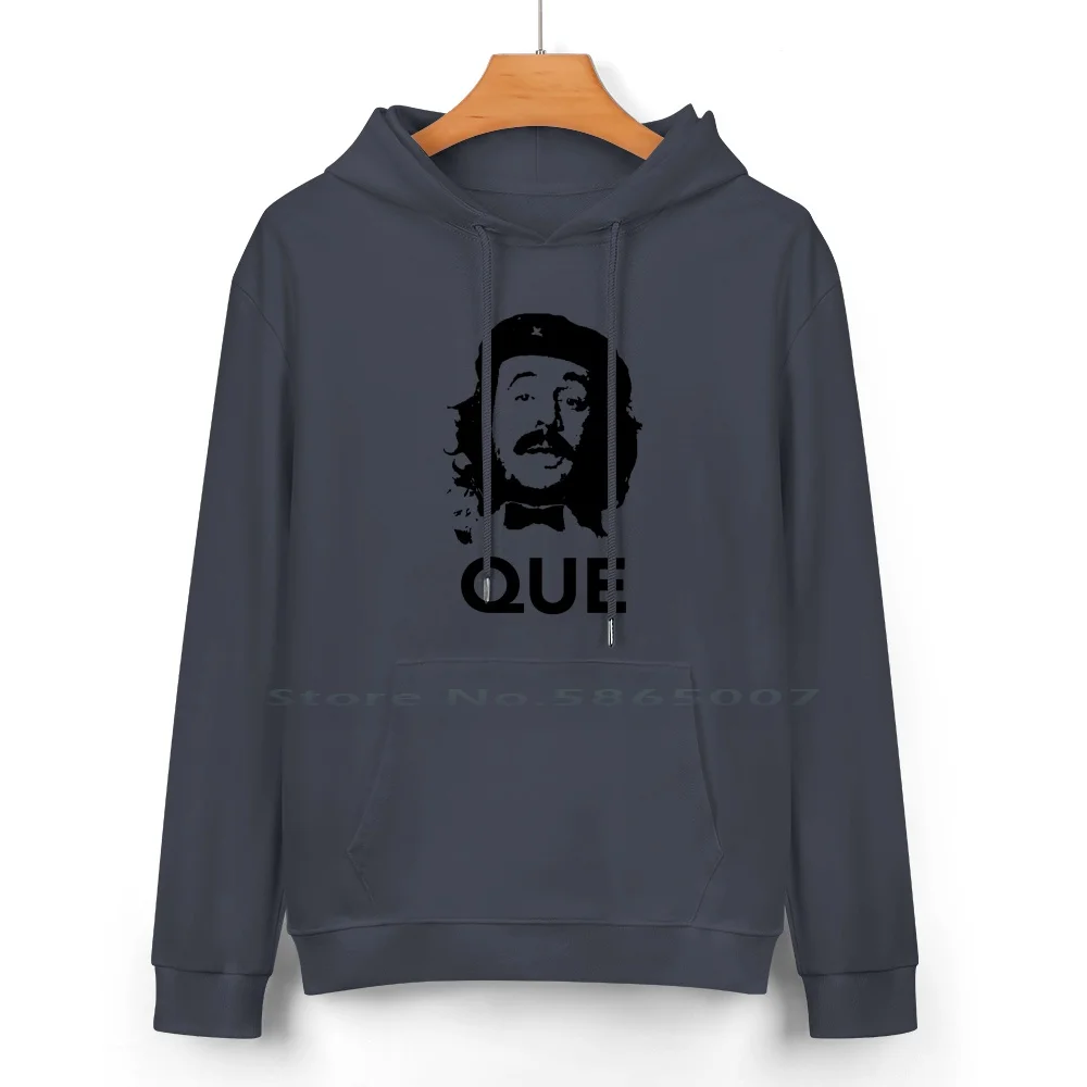 Que Guevara Pure Cotton Hoodie Sweater 24 Colors Manuel Fawlty Towers Che 100% Cotton Hooded Sweatshirt For Women Men Unisex