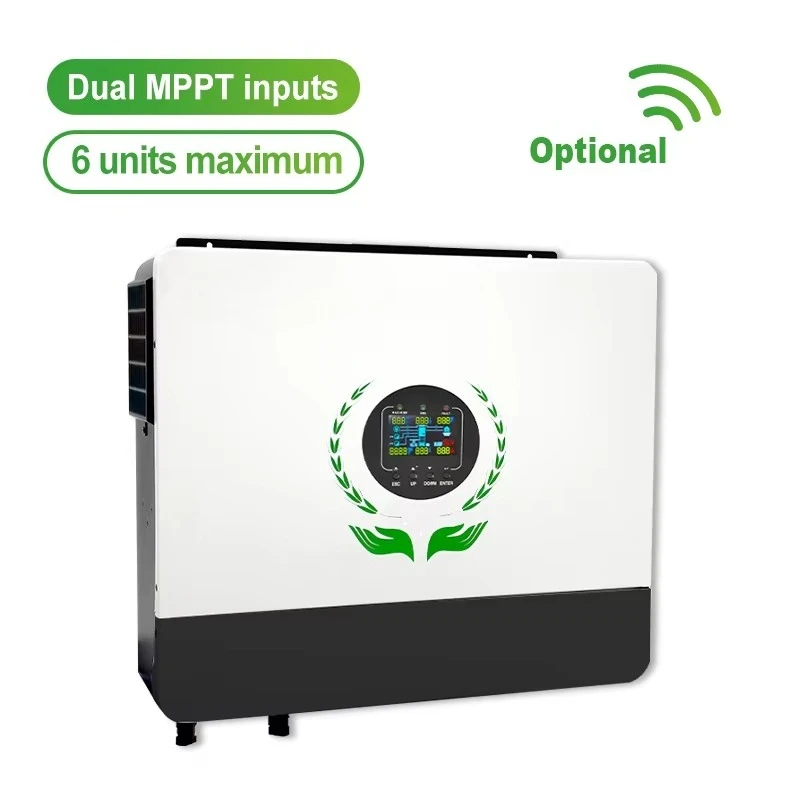 

CKMINE Wholesale 6KW 48V Dual Input Off Grid Single Phase Solar Hybrid Inverter 50Hz to 60Hz High Frequency Solar Home Inverter