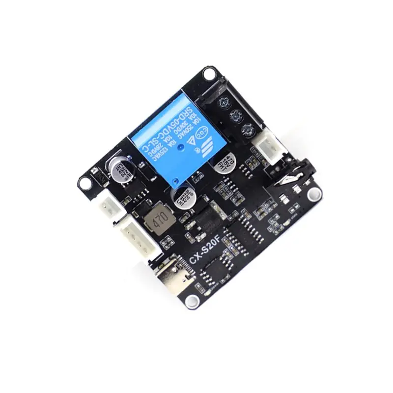 ABZW USB a TTL Control de puerto serie MCU Control disparador Audio personalizado 20W MP3 módulo de relé de transmisión de voz CX-340