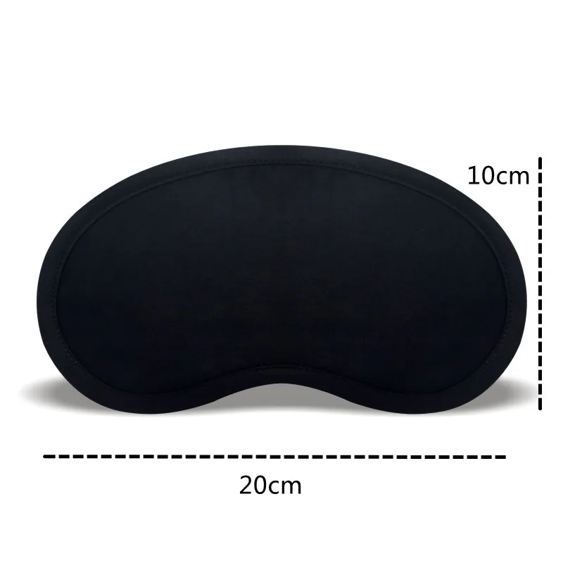 Cute Expression Black Blackout Eye Mask Women Girl Men Office Travel Essential Gift Unisex Funny Cartoon Nap Time Sleep Eye Mask