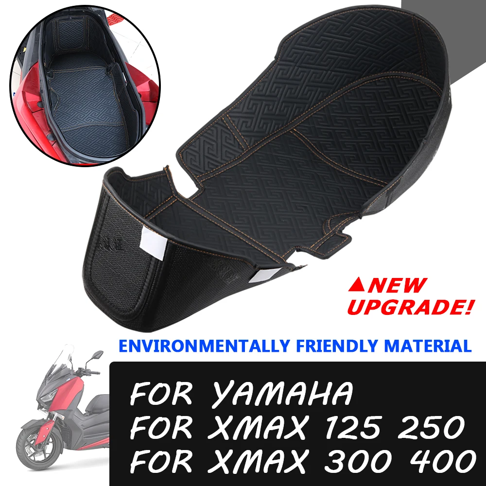 

For YAMAHA XMAX300 XMAX 300 X-MAX 250 125 400 Motorcycle Seat Cushion Liner Trunk Cargo Protector Pad Storage Box Mat Leather