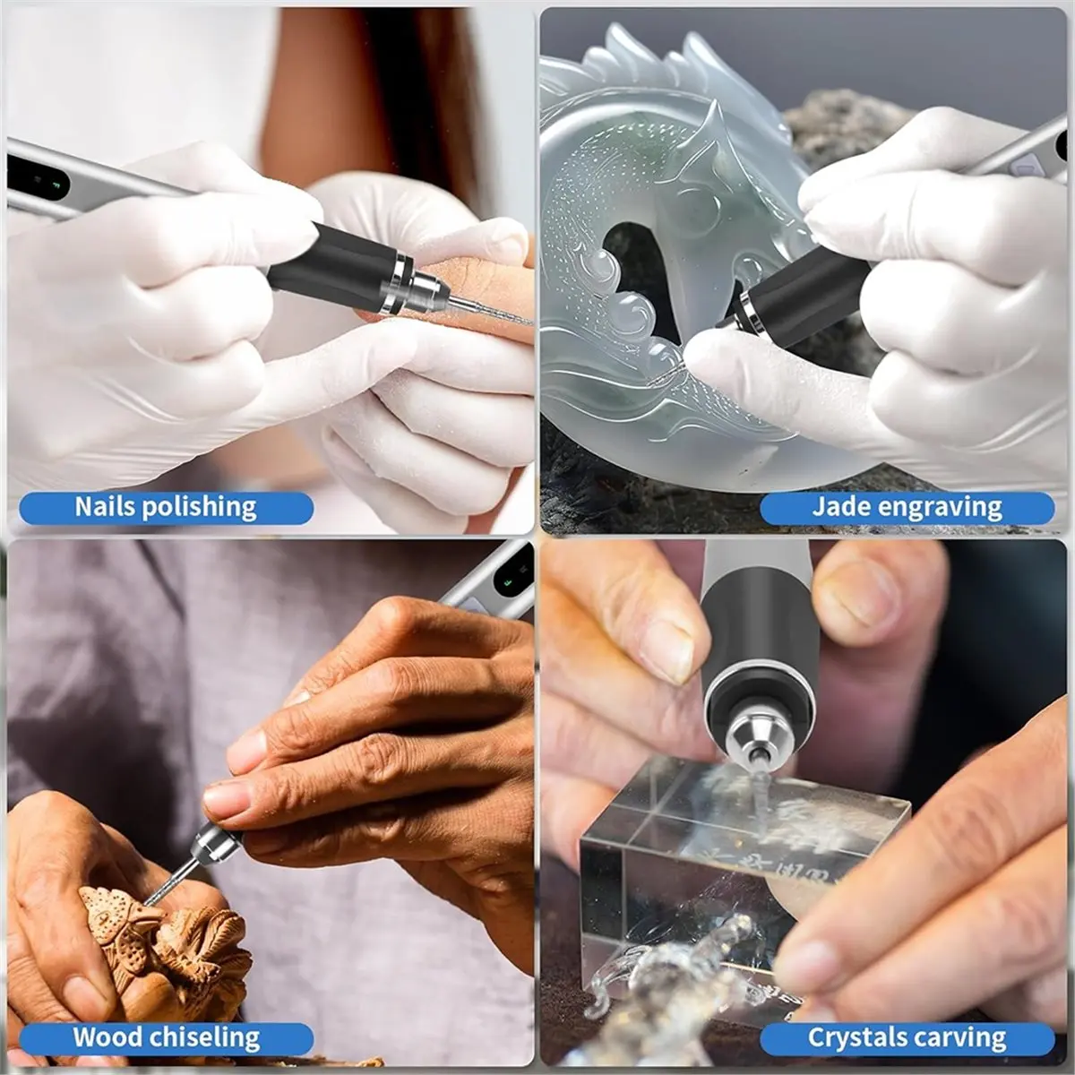Oct Sale Electric Engraving Pen, Ultimate Cordless Engraving Pen for Artists & DIYers - Engrave 60+ Surfaces - Beginner Friendly
