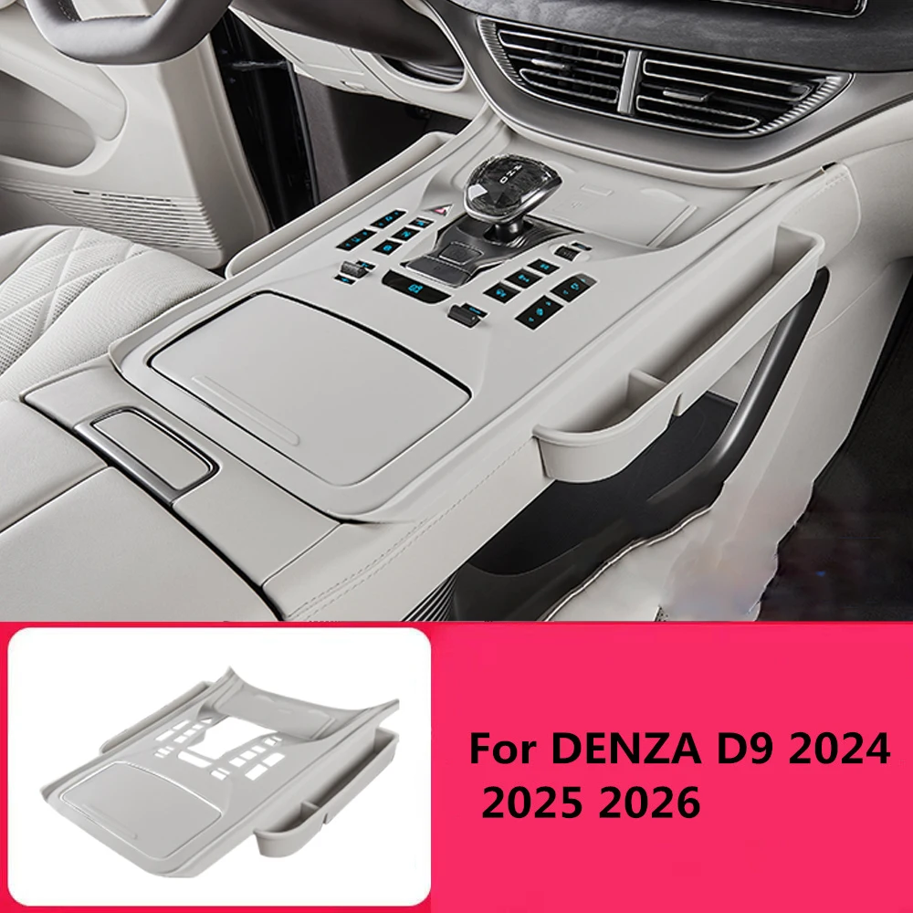 

For DENZA D9 2024 2025 2026 Center Console Button Fully Wrapped Pad Car Interior Anti Scratch Gear Shift panel Protective Pad